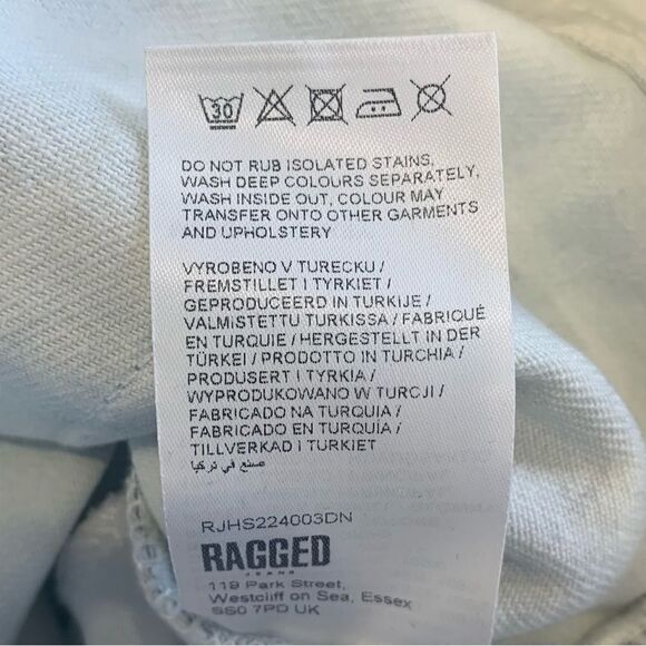 The Ragged Priest Jeans Lover Print Release Jeans Wide Leg High Rise Size 34 - Picture 12 of 12